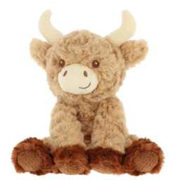 Personalised Baby Blanket Gift Set Highland Cow Toy Newborn Shower - thumbnail 3