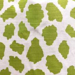 Luxury Designer Quadrille Cheetah Green Fabric Cushion Pillow Throw Cover - thumbnail 3