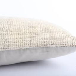 Handwoven Turkish Kilim Lumbar Pillow Bohemian Home Decor - 16x24 Inch - thumbnail 4