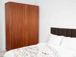 Wardrobe Armoire, Handmade From Solid Mahogany - Klesskap