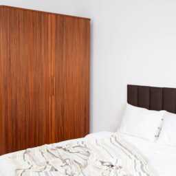 Wardrobe Armoire, Handmade From Solid Mahogany - Klesskap - thumbnail 3