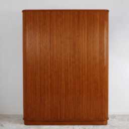 Wardrobe Armoire, Handmade From Solid Mahogany - Klesskap - thumbnail 3