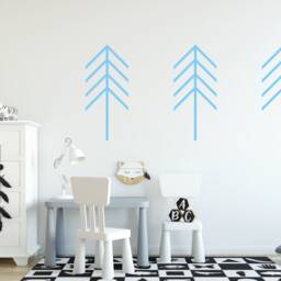Scandi Tree Wall Sticker Decal Matte Kids Bedroom Living Room Interior Design Vinyl Various Sizes - thumbnail 3