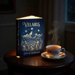 Velaris City Of Starlight Book Lamp, Night Court To The Stars Who Listen Quote Light, Rhysand Feyre Aesthetic, Sarah J Maas Fan Gift - thumbnail 3