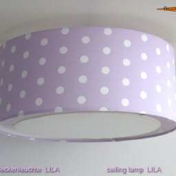 Purple Ceiling Lamp With Dots Purple ??60 cm & Light Edge Diffuser - thumbnail 2
