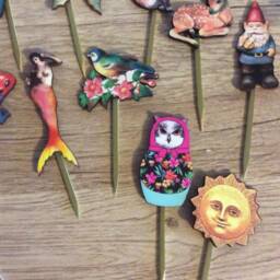 Bird Plant Stick, Bird Decor, Plant Decor, Gifts Foe Mum, Mothers Day , Mermaid Decorations , Plant Lover Gift Ideas - thumbnail 2