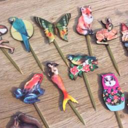Bird Plant Stick, Bird Decor, Plant Decor, Gifts Foe Mum, Mothers Day , Mermaid Decorations , Plant Lover Gift Ideas