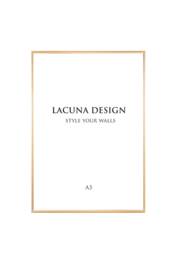 A3 Gold Aluminium Frame, Picture Photo Display Frames, Poster Modern Frame Art, Home Decor Interior Detail - thumbnail 1