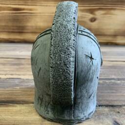 Stone Garden Viking Skull Gothic Human Head Ornament Statue - thumbnail 3