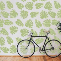 Large Palm Leaf Wall Decals - Removable Vinyl Home Decor - thumbnail 3