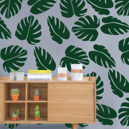 Large Palm Leaf Wall Decals - Removable Vinyl Home Decor - thumbnail 2