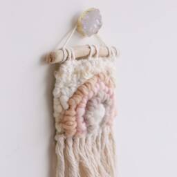 Crystal Wall Hook, Glam Decor, Amethyst Calcite Wall Hook, Mineral Decor, Crystal Decor - thumbnail 3