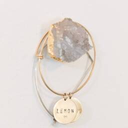Crystal Wall Hook, Glam Decor, Amethyst Calcite Wall Hook, Mineral Decor, Crystal Decor - thumbnail 4
