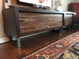 Industrial Steel Furniture Legs Tv Stand, Cabinet, Bench - Set Of 2