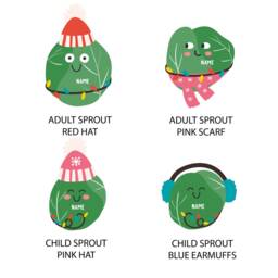Personalised Family Sprout Christmas Tree Decoration - thumbnail 2