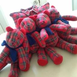 Memory Bear, Baby Clothes Keepsake - thumbnail 2