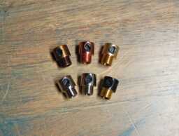 Metal Strain Relief Piece & Set Screw, Threaded Cord Grip - Great with Cloth Wire. Top Quality Supplies For Your Diy Lighting, Lamps, Pendants - thumbnail 1