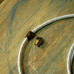 Metal Strain Relief Piece & Set Screw, Threaded Cord Grip - Great with Cloth Wire. Top Quality Supplies For Your Diy Lighting, Lamps, Pendants - thumbnail 3