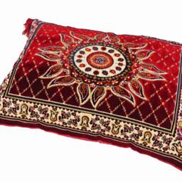 80x58 cm Handmade Orient Afghan Nomad Rug Seat Cushions Floor Cushion Pillow Turkmen 1001 Night - Including Filling - thumbnail 3