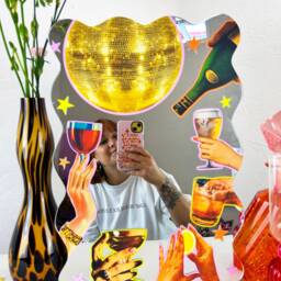 Cheers To Me Mirror - 2x Sizes - thumbnail 2
