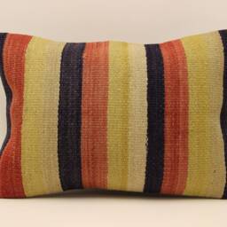 Bohemian Cushion Wool Pillow Sofa Bed Aztec Very Rare Kilim 14x20 Emroidered Throw 4Bef-293 - thumbnail 2