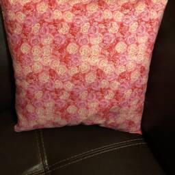Pink & Pearl Flowers Pillow Cover - thumbnail 3