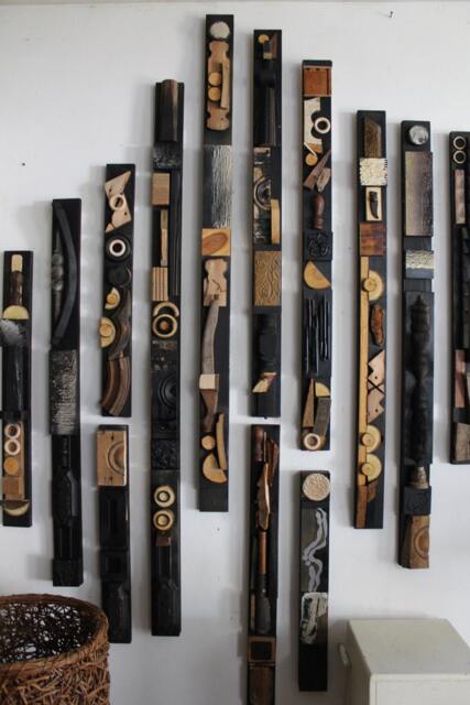 Frank L. Wright Stickley Wood Construction Relief Assemblages For The Wall Louise Nevelson Arts &crafts Mission Sticks Handmade Collages - image 1