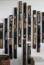 Frank L. Wright Stickley Wood Construction Relief Assemblages For The Wall Louise Nevelson Arts &crafts Mission Sticks Handmade Collages - thumbnail 1