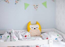 Owl Pillow For Kids Cozy Cushion Head Cover Theme Gift Nursery Throw Bird Owner Gifts Plush Owl Gender Neutral - thumbnail 1