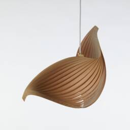 Japandi Pendant Light For Home-Decor - Wabi Sabi Lighting Home Improvement Wood Ceiling Lamp Shade Kitchen Island Wing - thumbnail 3