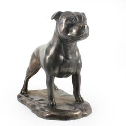 Staffordshire Terrier, Exclusive Dog On Base Statue, Limited Edition, Artdog - thumbnail 2