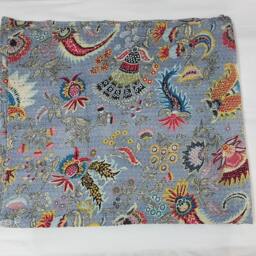 A Beautiful Indian Handmade Handblock Print Kantha Quilt, Blanket, Bedspread, Throw Perfect For Your Bedroom Queen Size - thumbnail 2