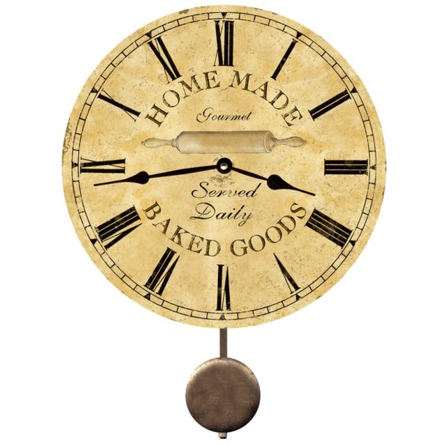 Bakery Clock With Pendulum - image 1