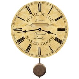 Bakery Clock With Pendulum - thumbnail 1