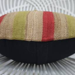 Kilim Pillow Cases, Throw Pillow, 16x16 Pink Covers, Round Cushion Case, One Of A Kind Southwestern 133 - thumbnail 4
