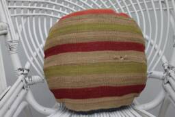 Kilim Pillow Cases, Throw Pillow, 16x16 Pink Covers, Round Cushion Case, One Of A Kind Southwestern 133