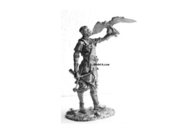 Tin 54mm France. Norman Knight With A Falcon Soldier 132 Scale - thumbnail 1