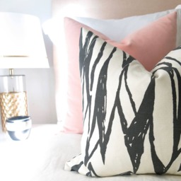 Blush Velvet Pillow Cover - Light Pink Decorative - thumbnail 3