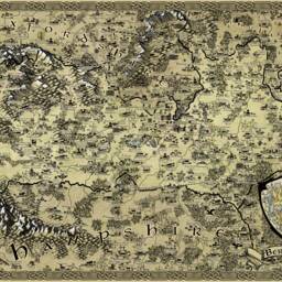 Berkshire Canvas, Fantasy Map, Print, Wall Art, Gift For Him Her, Present Mum Dad, Stocking Filler, Hand Drawn - thumbnail 2