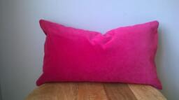Fuschia Raspberry Pink Berry Cotton Velvet Pillow Cover Euro Sham 16 18 20 22 24 26 Cushion Nursery Lumbar