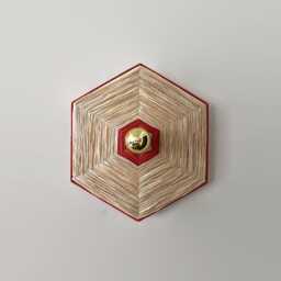 Joya Wall Light Fixture To Be Connected The - Hardwired in Natural Raffia Fibers - thumbnail 2