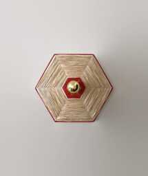 Joya Wall Light Fixture To Be Connected The - Hardwired in Natural Raffia Fibers - thumbnail 1