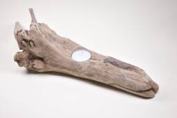 Driftwood - Candlestick Tealight Holder Candles Wood Decoration Garden Party Gift Host Mood Light Ambience - thumbnail 1