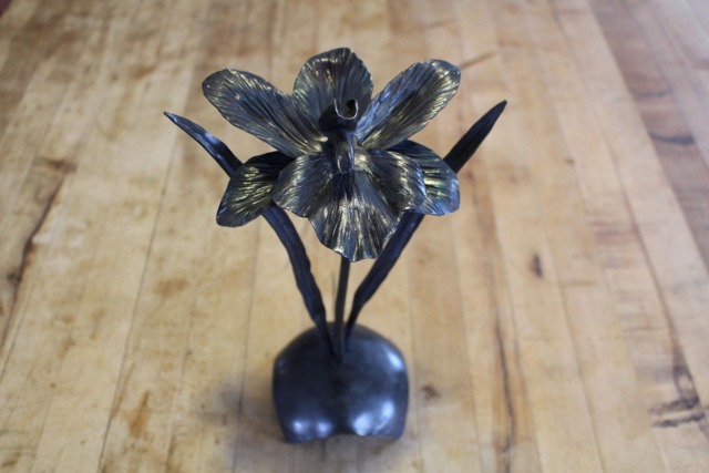 Orchid, Hand Forged Iron - image 1