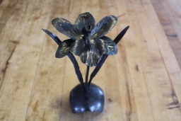 Orchid, Hand Forged Iron - thumbnail 1