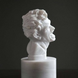 Marble Bust Of Satyr Marsyas in Pain Statue Carved Greek Marble Artist Sculpture - thumbnail 2