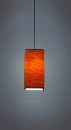 Birdseye Maple Veneer Lamp, Living Room Light, Kitchen Round Table Lighting - thumbnail 1