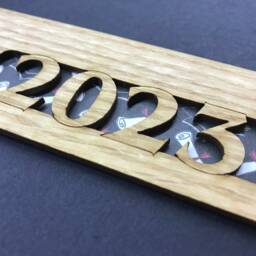 2026 Graduation Picture Frame - 5x7 Holds 4x6 High School College Gift, Class Of Graduate Oak - thumbnail 2