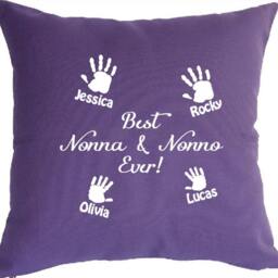 Perfect Gift For Grandparents, Lovely Customised Pillow With Grandkids Names. Christmas, Mothers/Fathers Day & Birthdays - thumbnail 3