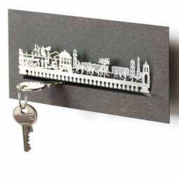 Borkum Souvenir Gift Tube - Exclusive Collectible With Island Skyline Silhouette Perfect Memento For Fans Ideal Home Decor - thumbnail 1